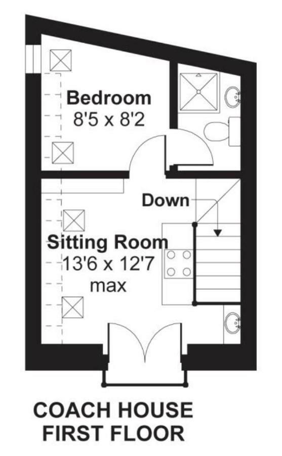 Coachhouse Appartement St Ives Buitenkant foto